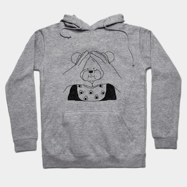 Rice ball Bear Hoodie by yuichi